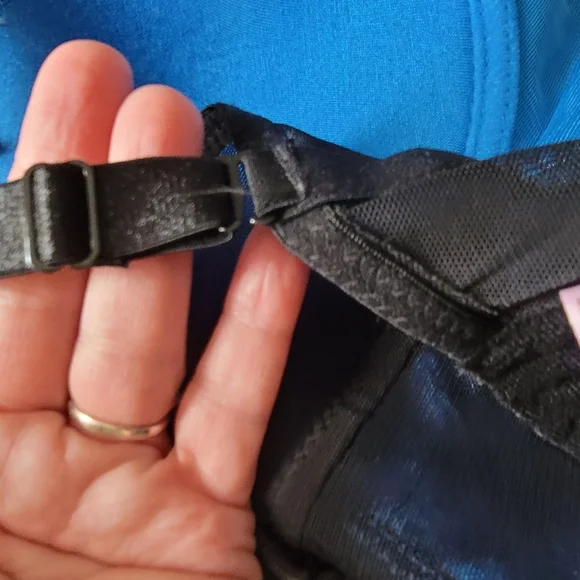 Elegant Blue and Black Women's Chemise - Picture 11 of 15